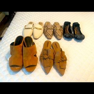 Bundle 5 pairs size 7 Rebecca Minkoff Sam Edelson Tahari ToryBurch RM new